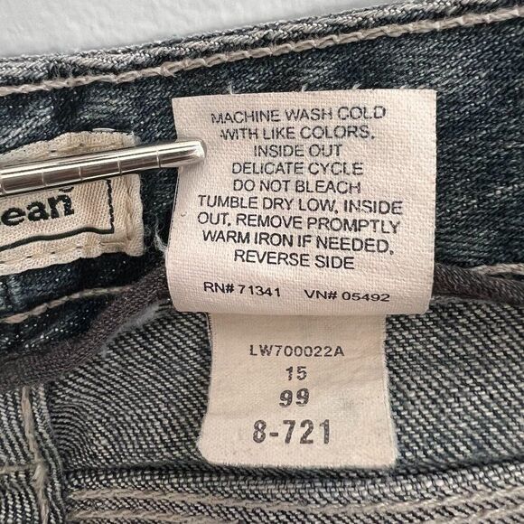 Vintage LL Bean Bootcut/Flare Jeans Sz 16T Medium Rinse - Picture 5 of 5